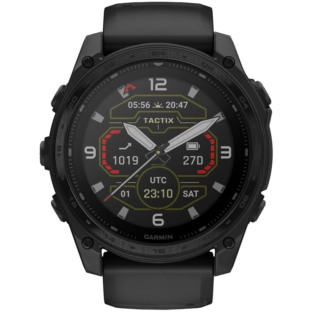 Смарт-часы Garmin Tactix 8 Solar Elite - 51 mm, Черный, черный нейлоновый ремешок 6