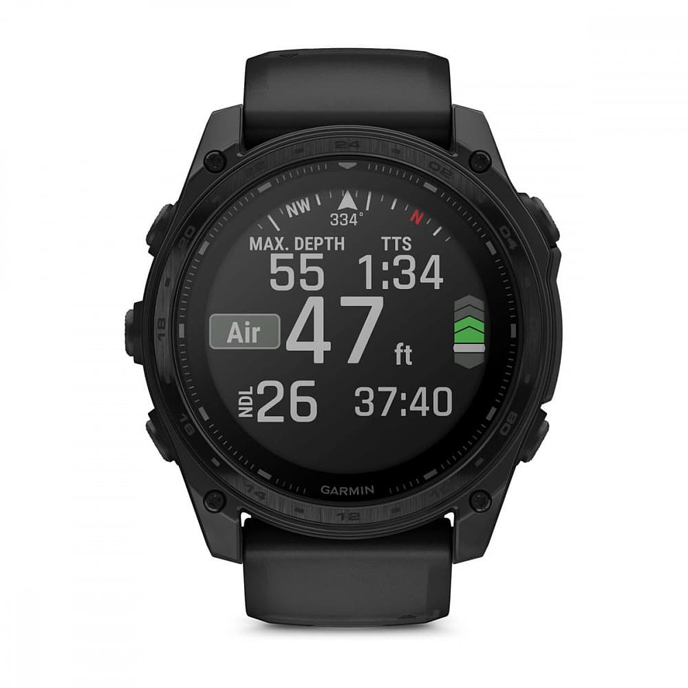 Смарт-часы Garmin Tactix 8 Solar Sapphire, AB Ultralight - 51 mm, Черный с черным ремешком (010-03407-00) 9