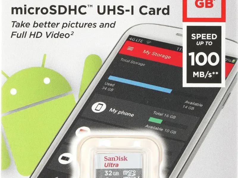 Карта памяти SanDisk MicroSD 32Gb 2