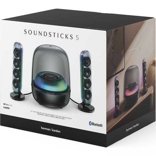 Портативная акустика Harman Kardon SoundSticks 5 (Черная) 5