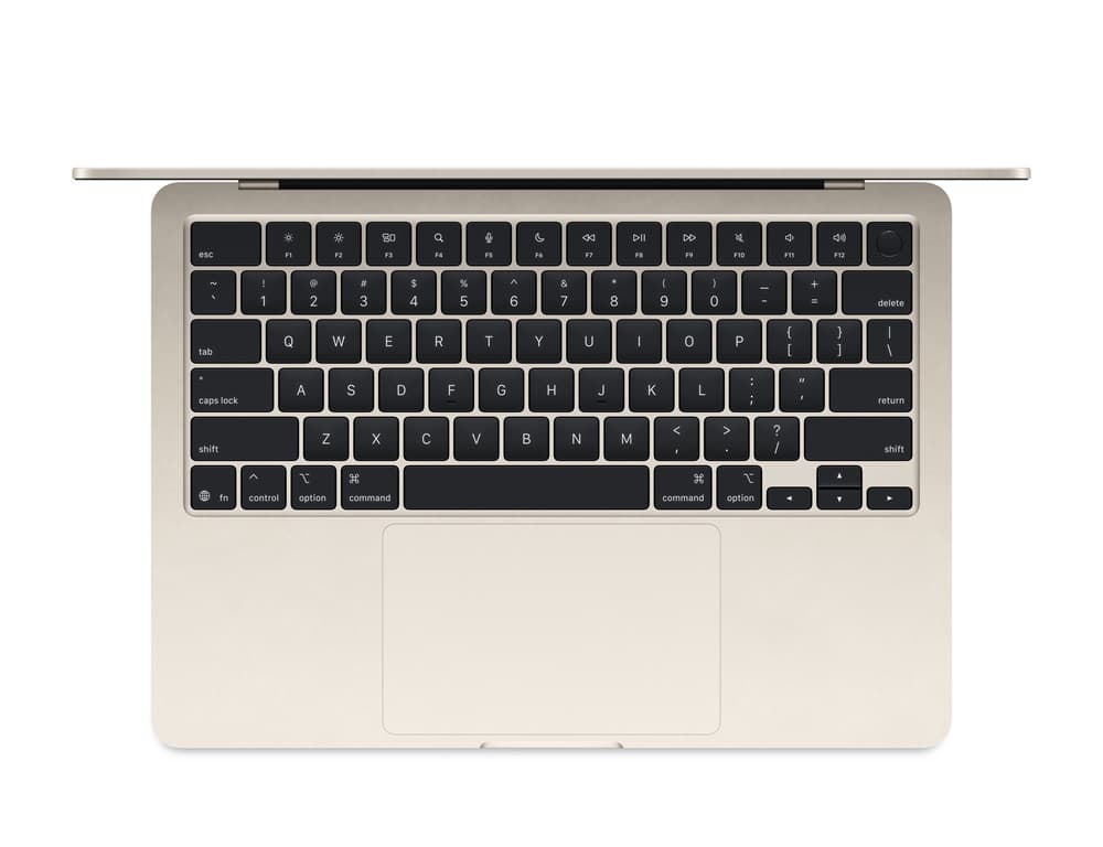 Ноутбук Apple MacBook Air 13" M4 (2025) 10C CPU/10C GPU, 24 ГБ RAM, 2 ТБ SSD, (Starlight | Сияющая звезда) 2