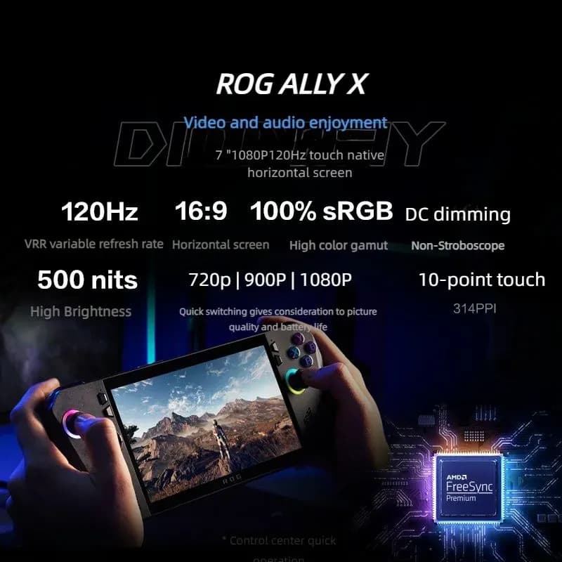 Портативная игровая консоль Asus ROG Ally X 24/1Tb (EU), чёрный (RC72LA) 13