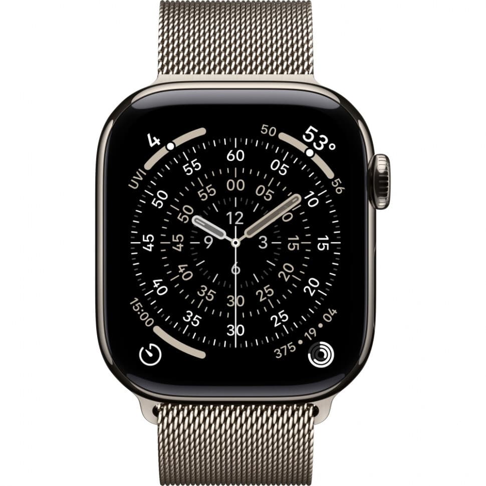 Умные часы Apple Watch Series 11 42 мм Titanium Milanese Loop Титановый 2