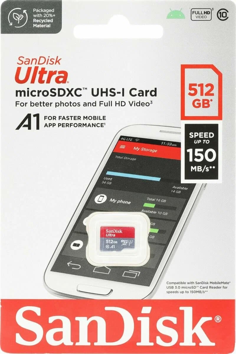 Карта памяти SanDisk MicroSD 512Gb 2