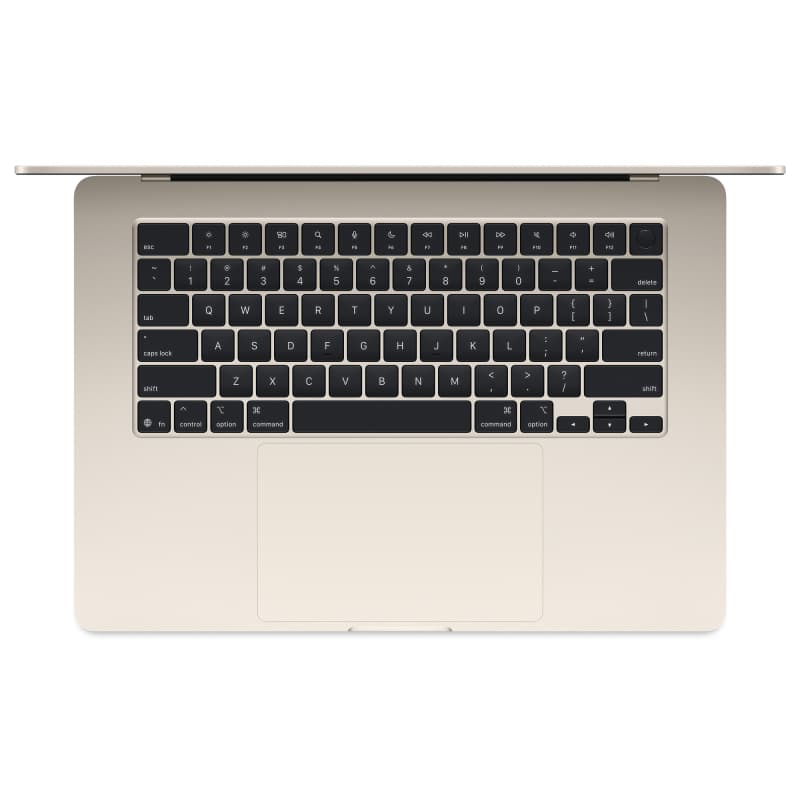 Ноутбук Apple MacBook Air 15" M4 (2025) 10C CPU/10C GPU, 16 ГБ RAM, 512 ГБ SSD, (Starlight | Сияющая звезда) 2