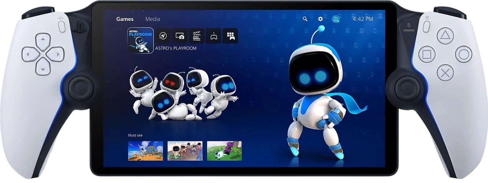 Портативная консоль Sony PlayStation Portal Remote Player, белый 2
