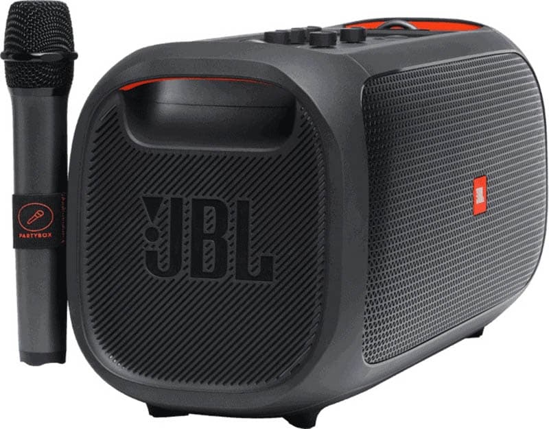 Беспроводная акустика JBL PartyBox On-The-Go (2 микрофона ), Black 8