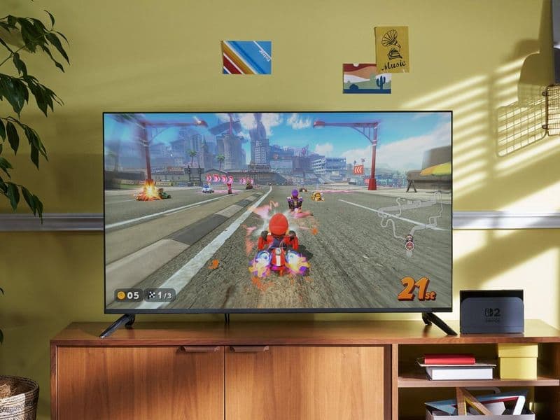 Игровая приставка Nintendo Switch 2 + Mario Kart World Bundle, чёрный (Black) 3