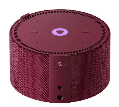 Умная колонка Яндекс Станция Мини 2 с часами, Красный гранат 2