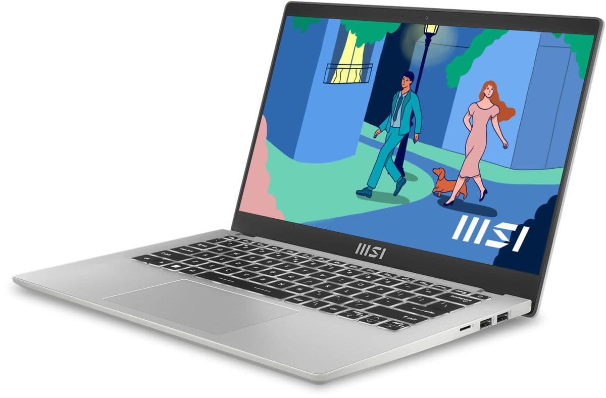 Ноутбук MSI Modern 14 14" (Intel Core i5-1235U/16 ГБ/512ГБ SSD) (9S7-14J111-689) 2