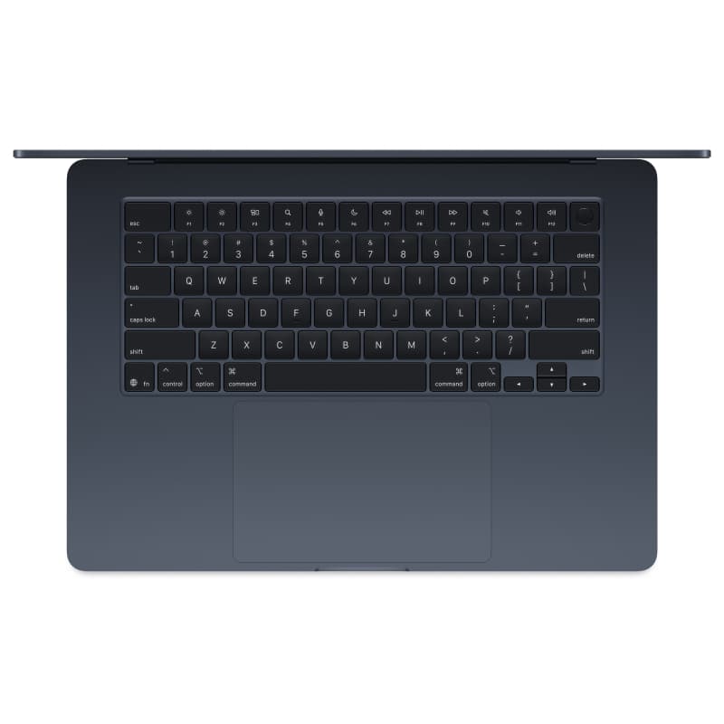 Ноутбук Apple MacBook Air 15" M4 (2025) 10C CPU/10C GPU, 16 ГБ RAM, 256 ГБ SSD, (Midnight black | Тёмная ночь) 2