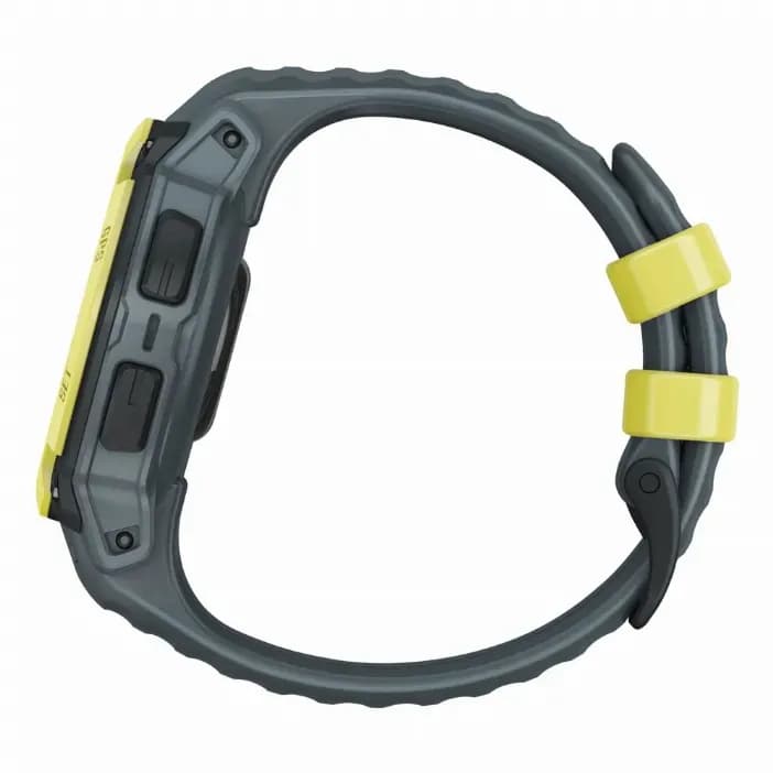 Смарт-часы Garmin Instinct E - 40 mm, Лаймовый, серо-синий силиконовый ремешок 3