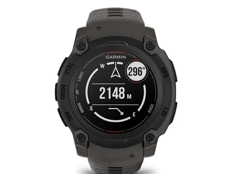 Смарт-часы Garmin Instinct E - 40 mm, Черный, угольно-черный силиконовый ремешок 2