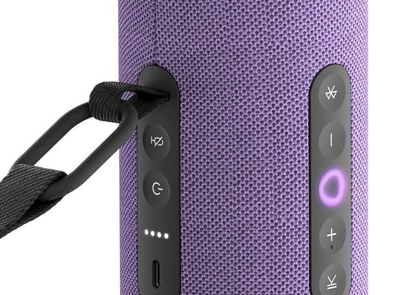 Умная портативная колонка Яндекс Станция Стрит Фиолетовый 4