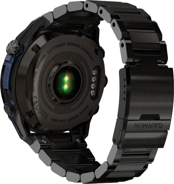 Смарт-часы Garmin Descent Mk3i - 51 mm, Титановый, угольно-серый безель с DLC-покрытием, титановый браслет 6