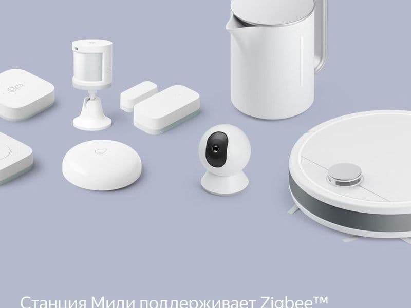 Умная колонка Яндекс Станция Миди Малиновый 13