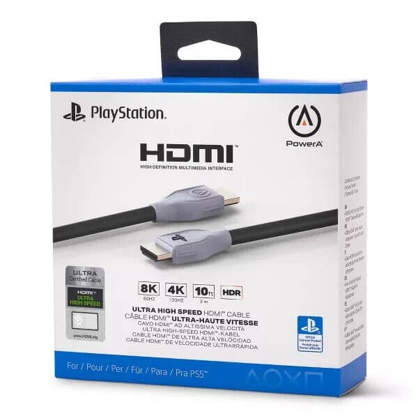 Ultra High Speed PowerA HDMI Cable For PlayStation 5