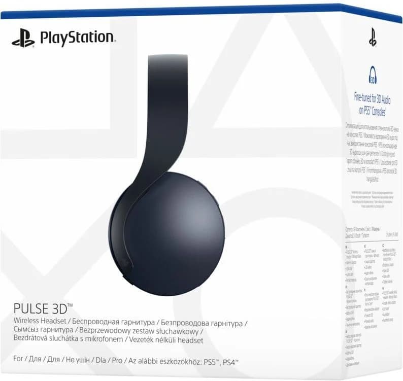 Наушники с микрофоном Sony PULSE 3D, полуночный чёрный (Midnight Black) 4