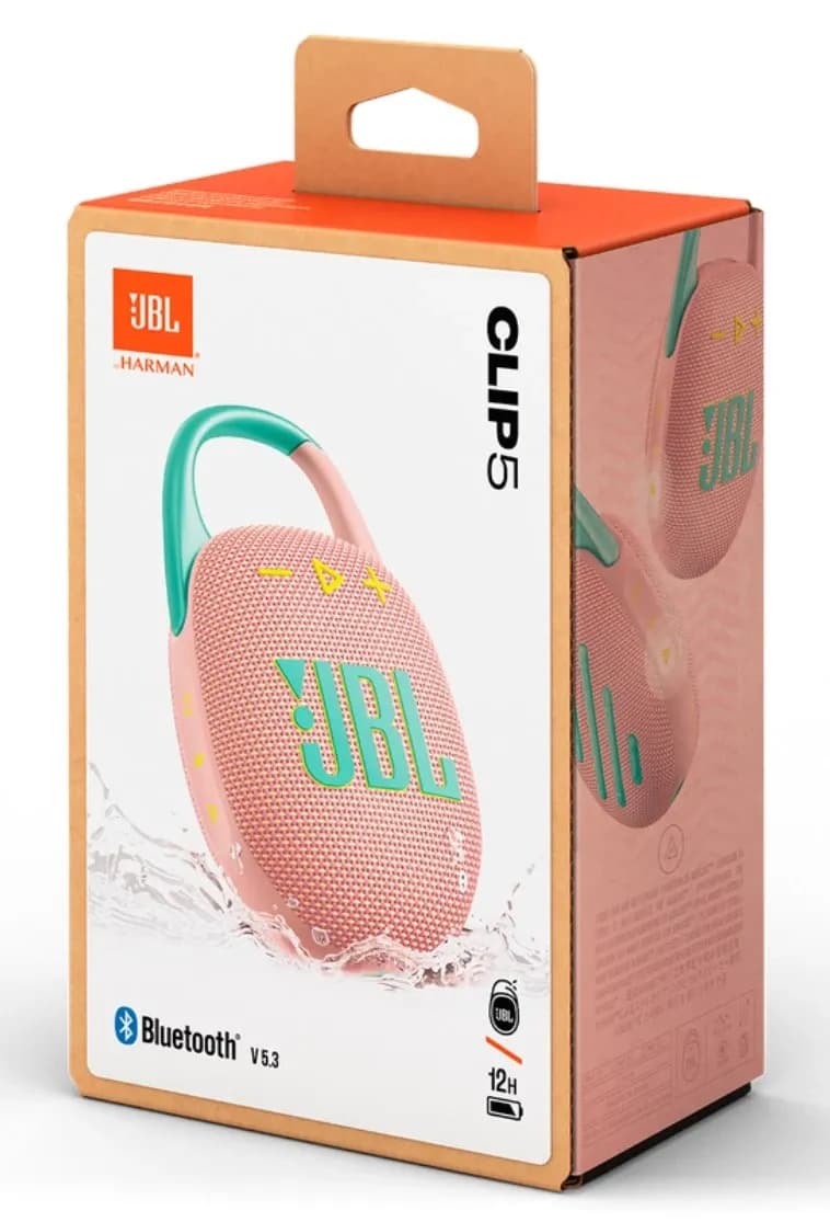 Портативная колонка JBL Clip 5 Розовый 8