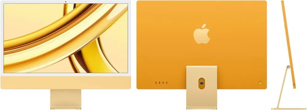 Моноблок Apple iMac 24" M3 (2023) Retina 4,5K 8C CPU/10С GPU, 16 ГБ RAM, 2 ТБ SSD, русская раскладка, (Yellow | Желтый) (Z19G001KN) 3