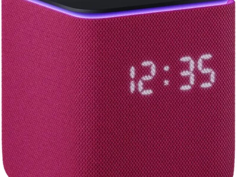 Умная колонка Яндекс Станция Миди Малиновый 3
