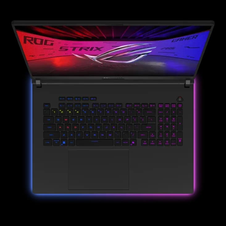Игровой ноутбук Asus ROG Strix G18 G814FP-WS96 (Ryzen 9 9955HX, 32 ГБ, 1024 ГБ, RTX 5070, 240 Гц, Win 11) Чёрный 3