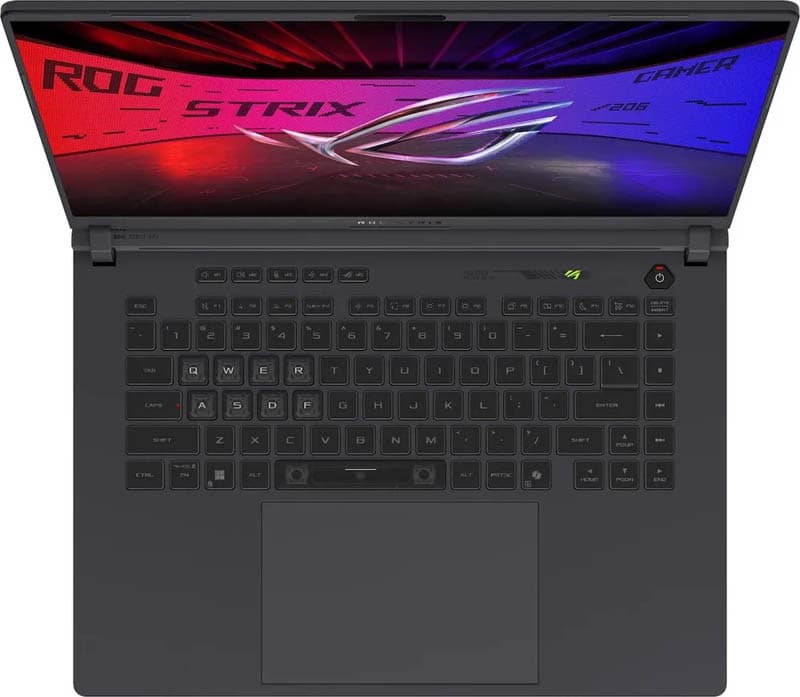 Игровой ноутбук Asus ROG Strix G16 G614PR-G16.R95070TI (Ryzen 9 8940HS, 32 ГБ, 1024 ГБ, RTX 5070 Ti, 165 Гц, Win 11 Home) Серый 6