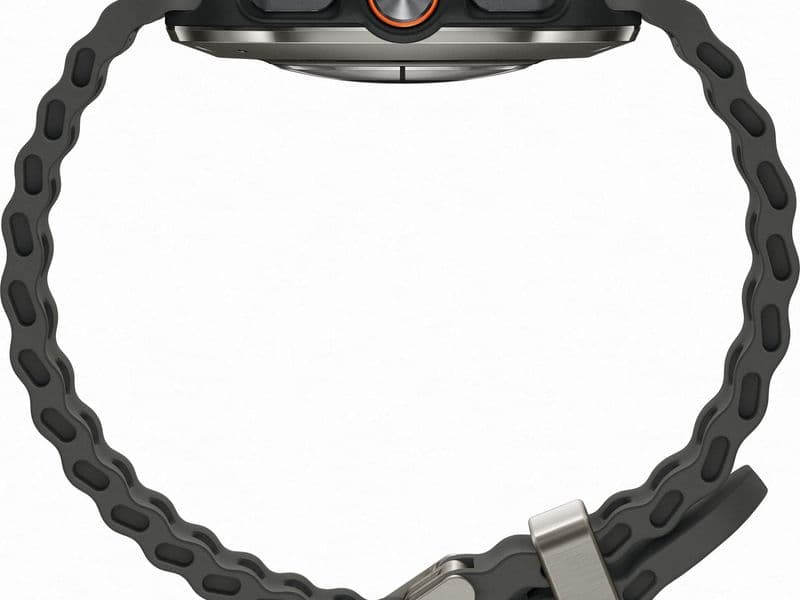 Смарт-часы Samsung Galaxy Watch Ultra (2025) - 47 mm (SM-L705) Titanium Silver (черный ремешок) 5