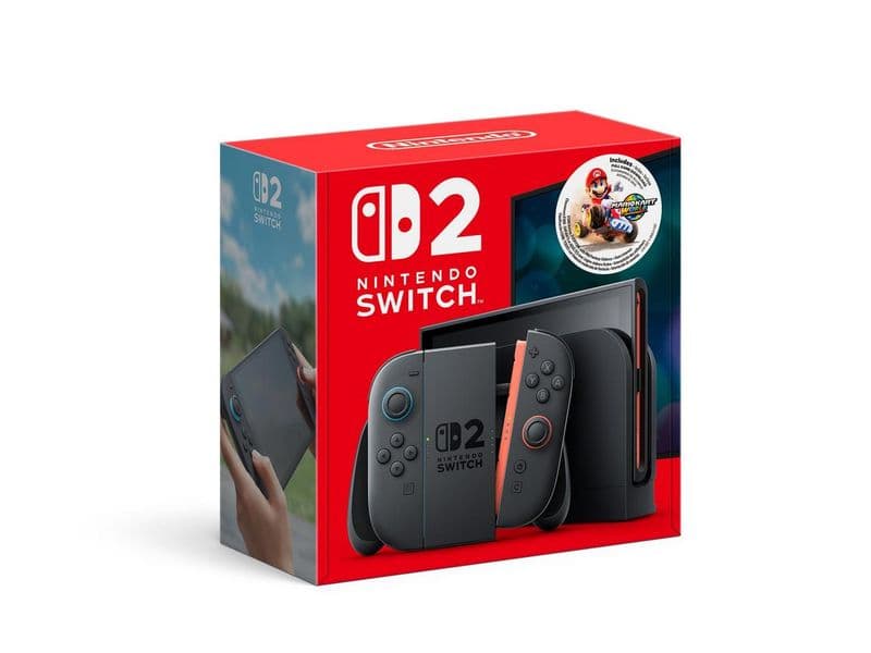 Игровая приставка Nintendo Switch 2 + Mario Kart World Bundle, чёрный (Black)