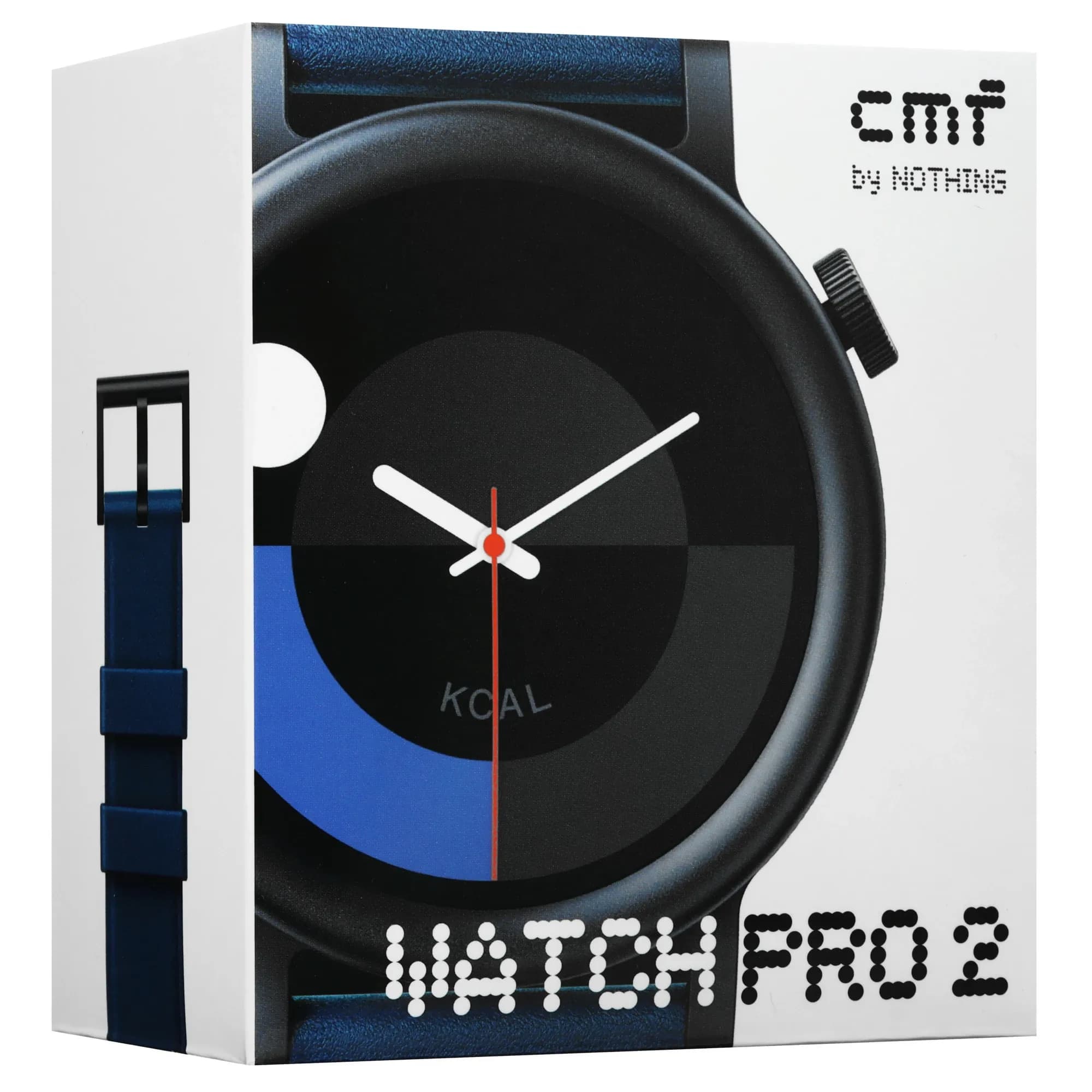 Смарт-часы CMF by Nothing Watch Pro 2 - тёмно-серый безель, синий кожаный ремешок 8