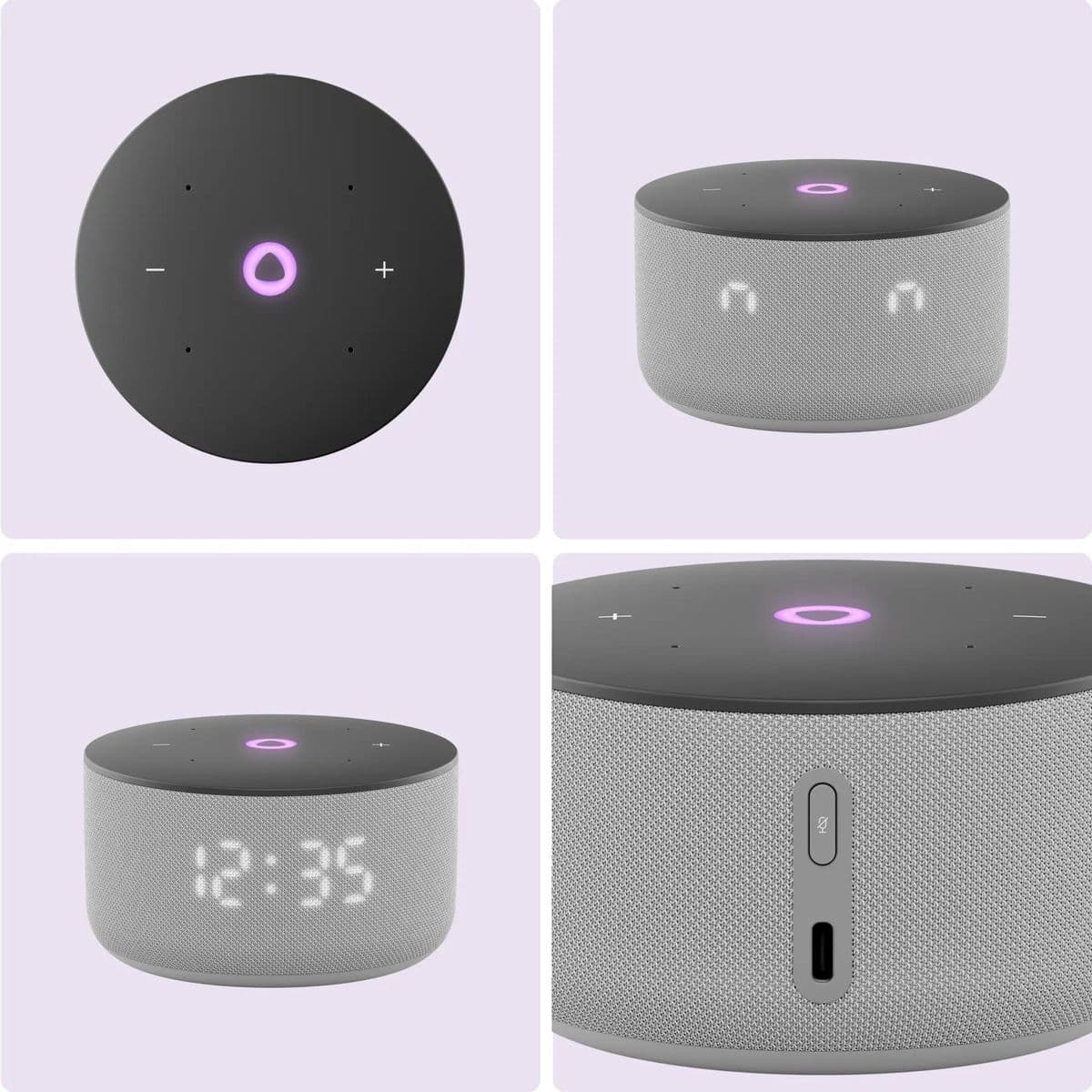 Яндекс Станция Мини 3 12 Вт, с YAaGPT, серебристый 2