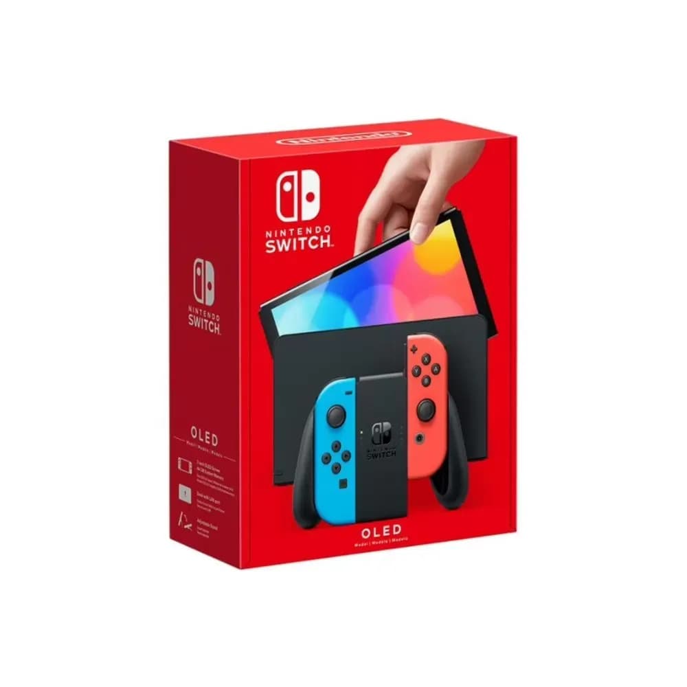 Игровая приставка Nintendo Switch OLED 64Gb, неоновый (Neon) 7