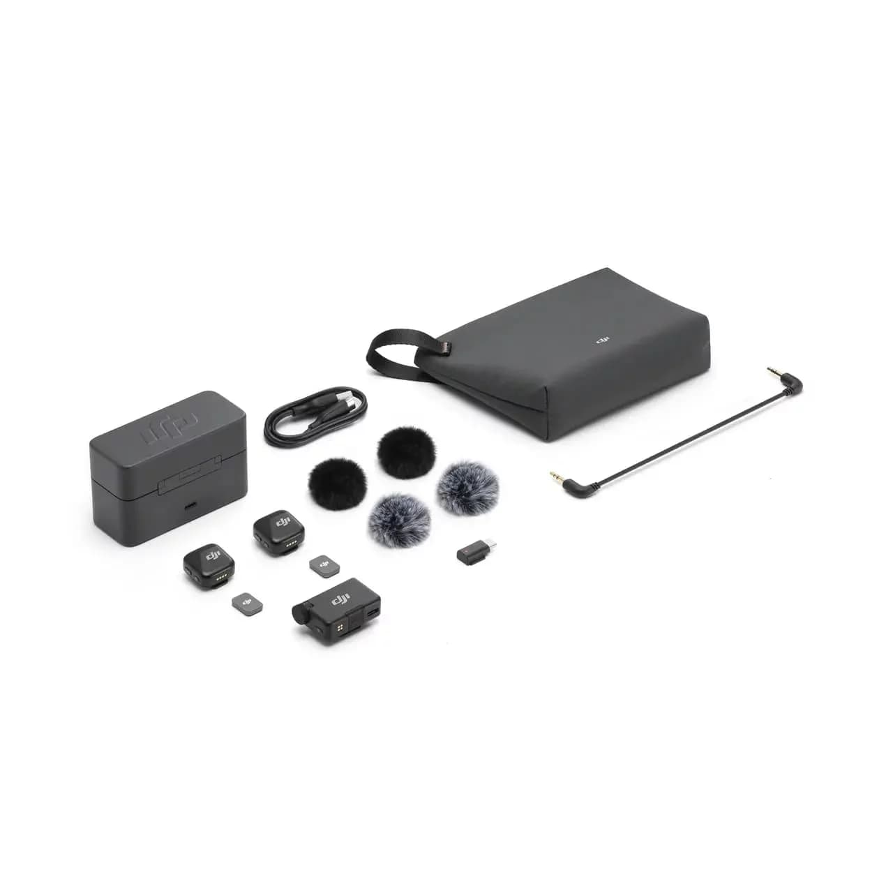 Комплект беспроводных микрофонов DJI Mic Mini (2 TX + 1 RX + Зарядный футляр)