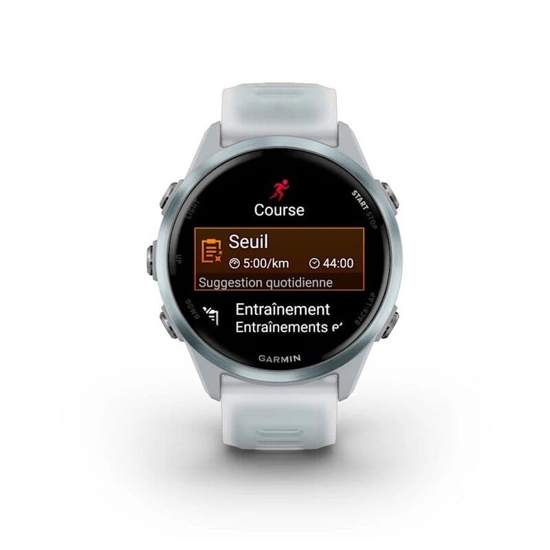 Смарт-часы Garmin Forerunner 570 - 42 mm, Облачно-голубой алюминий с облачно-голубым ремешком 2