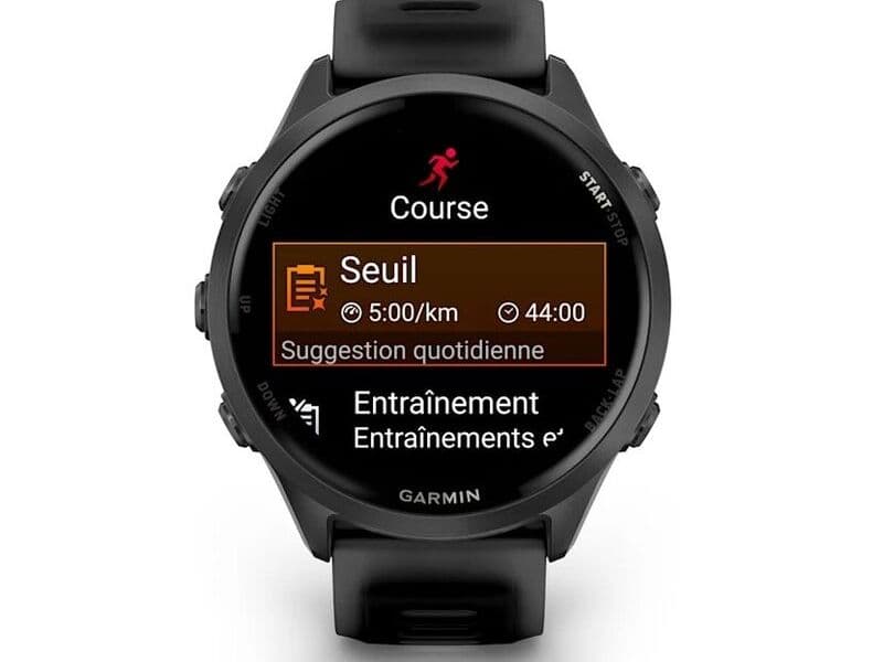 Смарт-часы Garmin Forerunner 570 - 47 mm, Сланцево-серый алюминий с черным ремешком 2