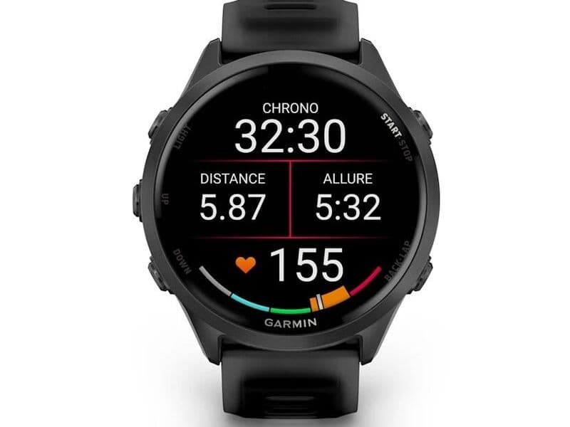Смарт-часы Garmin Forerunner 570 - 47 mm, Сланцево-серый алюминий с черным ремешком 6