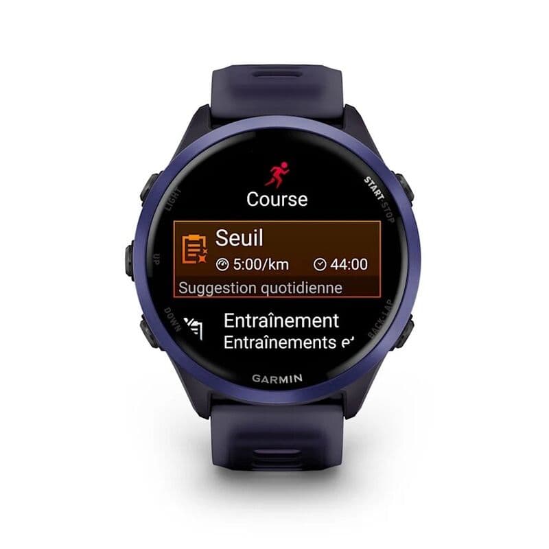 Смарт-часы Garmin Forerunner 570 - 47 mm, Индиго алюминий с ремешком цвета фиолетового индиго 2