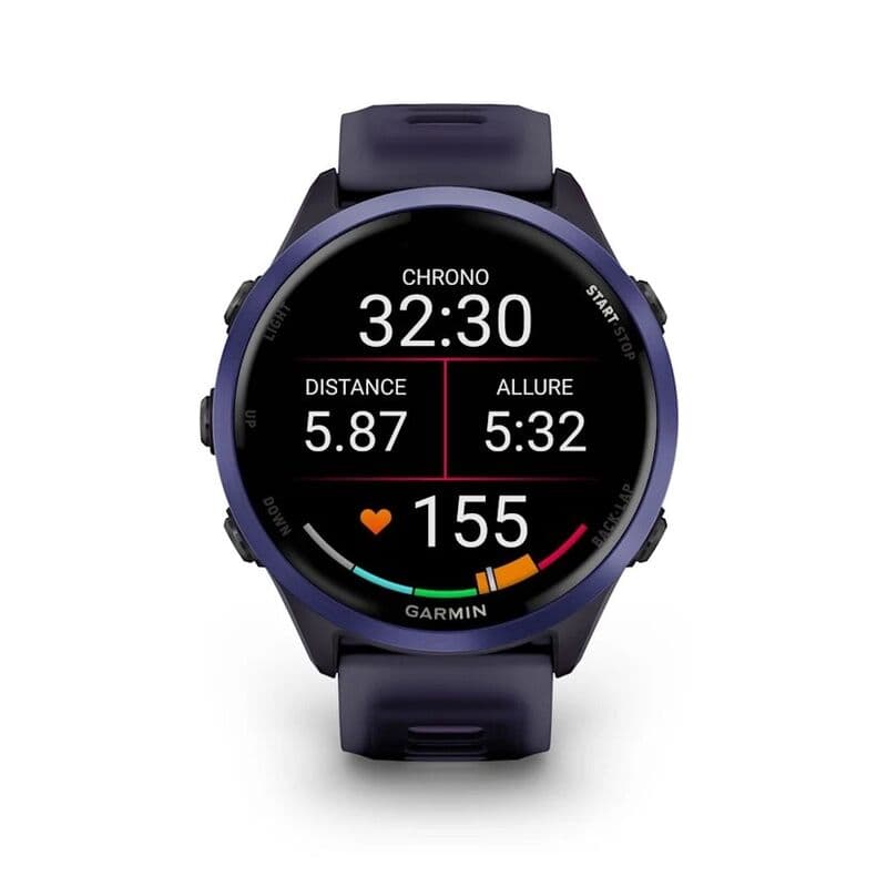 Смарт-часы Garmin Forerunner 570 - 47 mm, Индиго алюминий с ремешком цвета фиолетового индиго 6