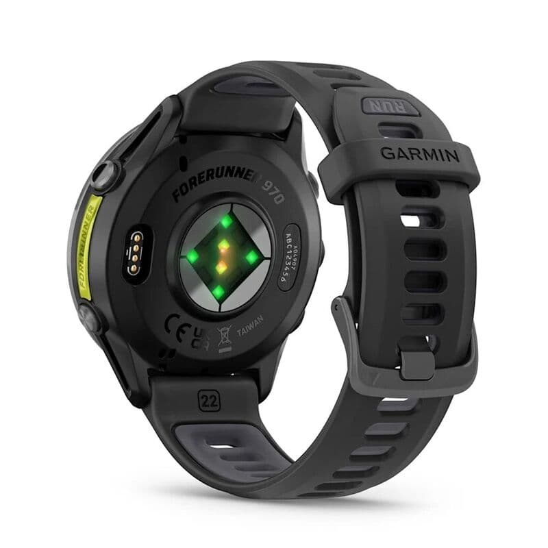 Смарт-часы Garmin Forerunner 970 - 47 mm, Черный, темно-серый титановый безель с DLC-покрытием, черно-серый ремешок (010-02969-00) 7