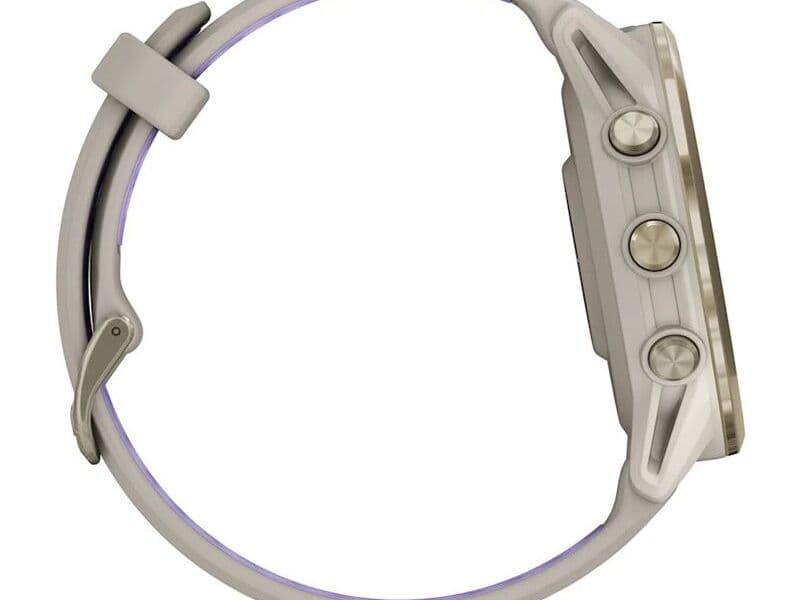 Смарт-часы Garmin Forerunner 970 - 47 mm, Золотистый, титановый безель, серый с индиго ремешок (010-02969-02) 5