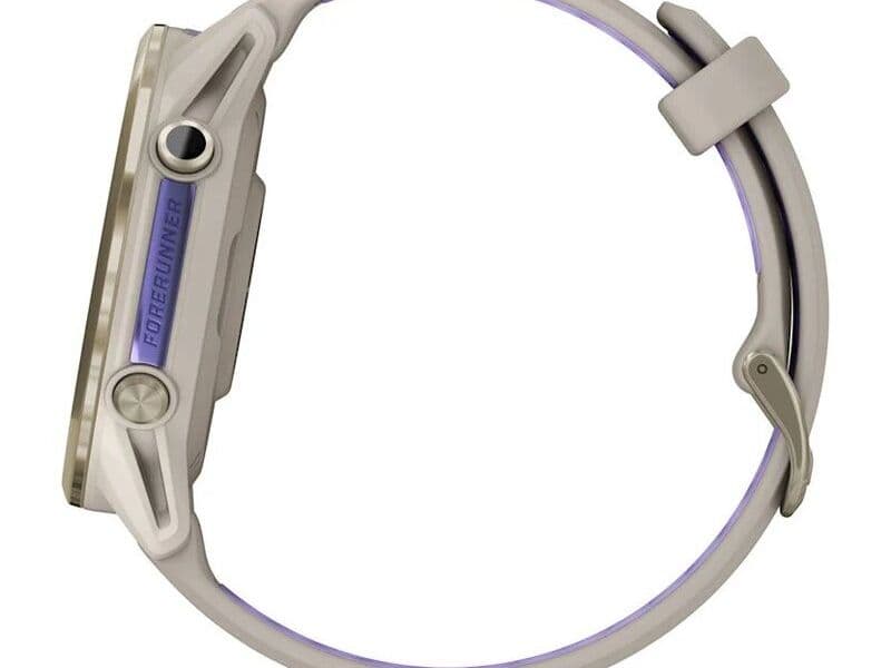 Смарт-часы Garmin Forerunner 970 - 47 mm, Золотистый, титановый безель, серый с индиго ремешок (010-02969-02) 8