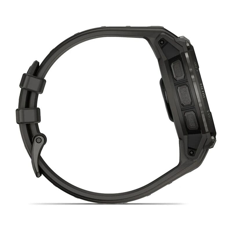 Смарт-часы Garmin Instinct Crossover Amoled - 46 mm, Светло-черный, силиконовый ремешок цвета древесного угля 5