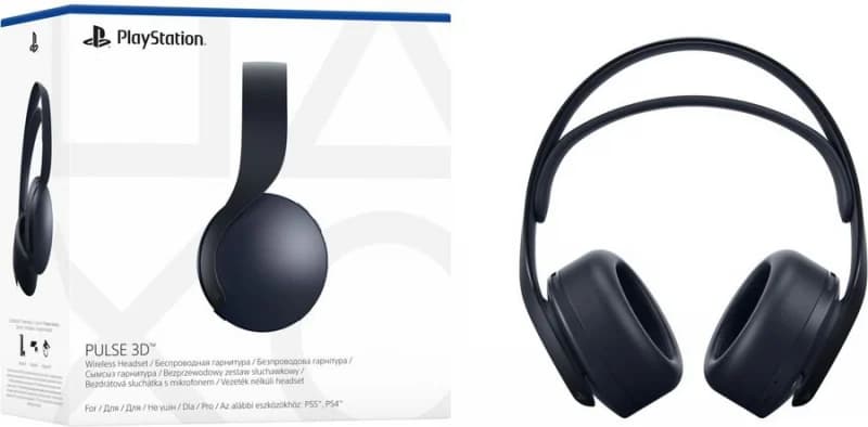 Наушники с микрофоном Sony PULSE 3D, полуночный чёрный (Midnight Black) 3