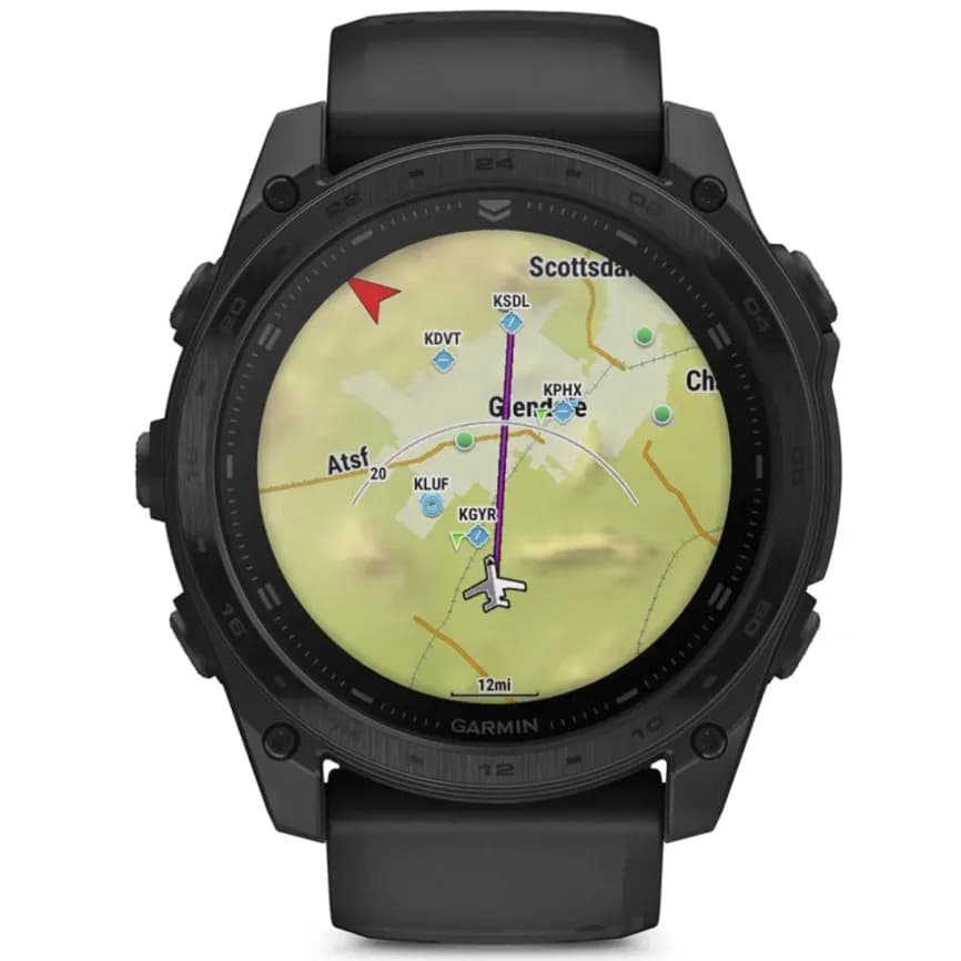 Смарт-часы Garmin Tactix 8 Amoled Sapphire - 51 mm, Черный, черный нейлоновый ремешок 4