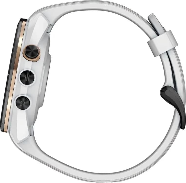 Смарт-часы Garmin Approach S70 - 42 mm, черный керамический безель с белым силиконовым ремешком 6