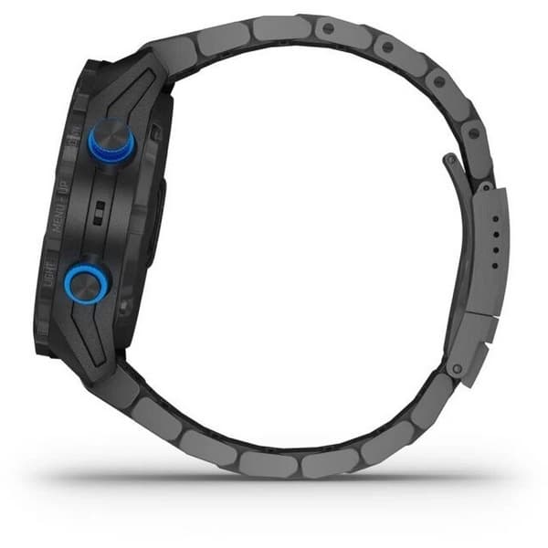 Смарт-часы Garmin Descent Mk2i - 52 mm, Титановый с DLC-покрытием и черным титановым ремешком + Датчик Descent T1 5