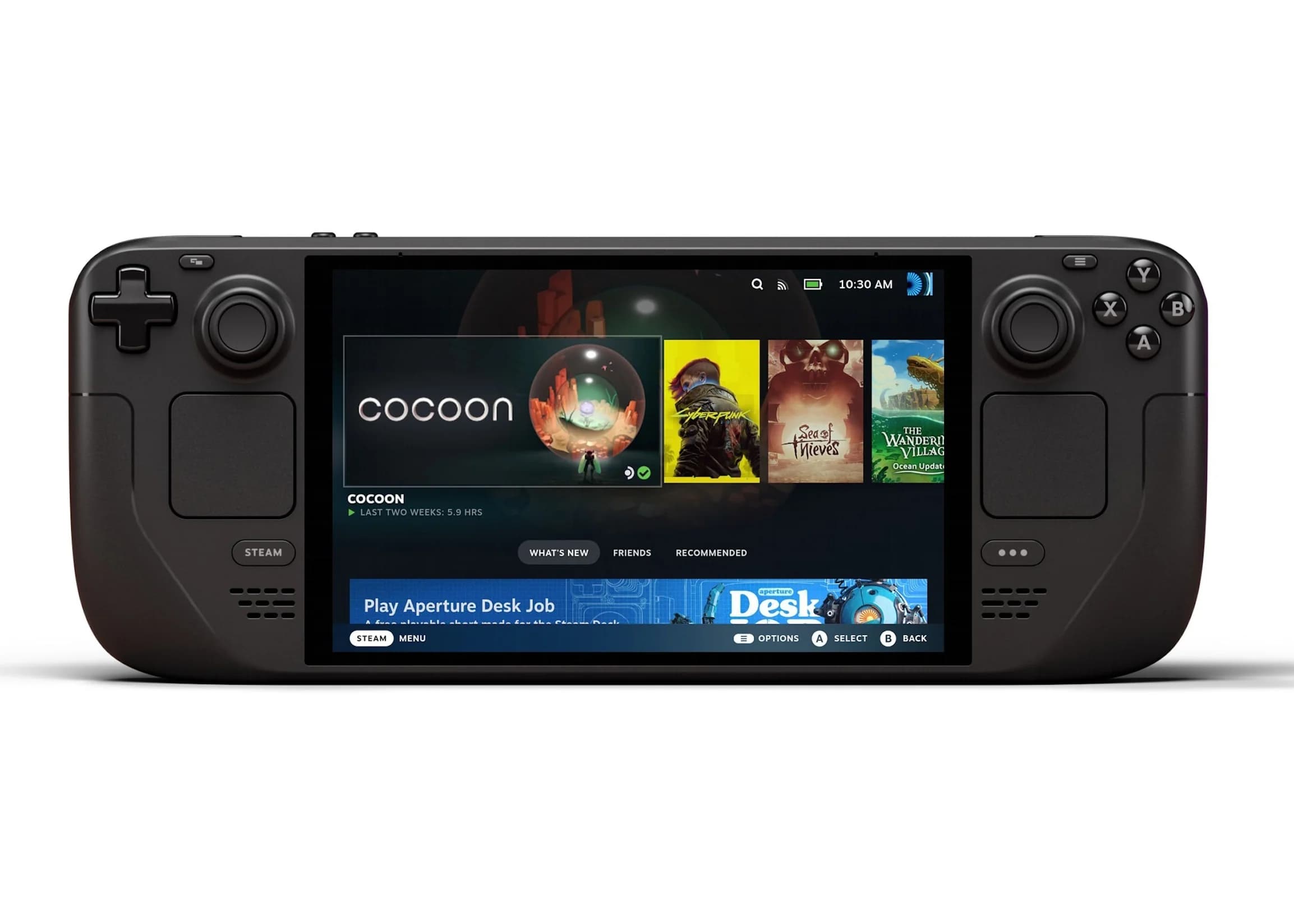 Игровая приставка Valve Steam Deck OLED 1Tb (UK), чёрный