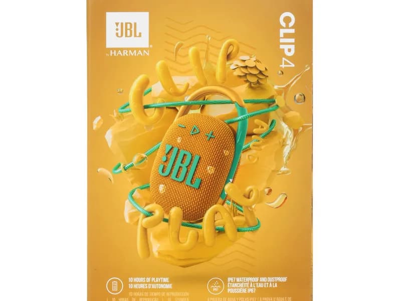 Портативная колонка JBL Clip 4 Желтый 5