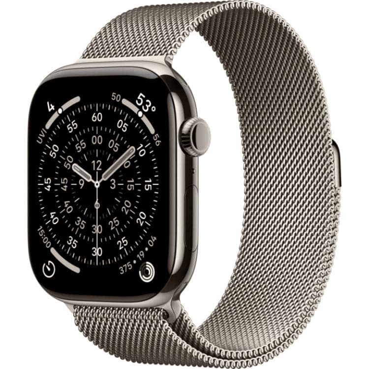 Смарт-часы Apple Watch S11 - 42 mm Titanium Natural case | Natural Milanese Loop