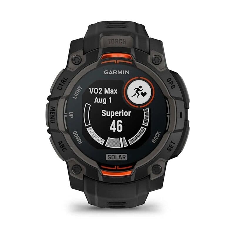 Смарт-часы Garmin Instinct 3 - 45 mm, Solar, Черный, черный ремешок 7